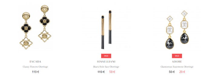 Bis zu 60€ auf Schmuck sparen bei Cadenzza