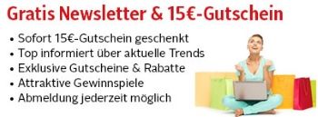 Gratis Newsletter & 15€ Gutschein von OTTO