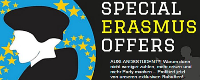 Hostelsclub: Special Ersamus Offers
