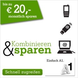 20€ monatlich sparen mit A1