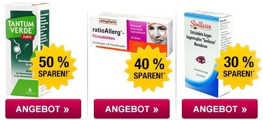 Bis zu 50% sparen bei Zur Rose