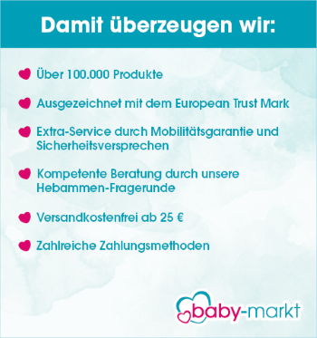 Baby-Markt - Damot überzeugen wir: u.a. versadnkostenfrei ab 25€!