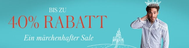 Bis zu 40% Rabatt - Ein märchenhafter Sale