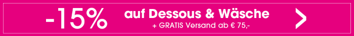 15% Rabatt auf Desouss und Wäsche + Gratis Versand ab 75€