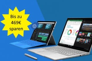 Bis zu 469€ bei Microsoft sparen