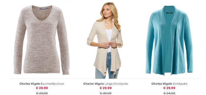 25% Rabatt bei Charles Vögele