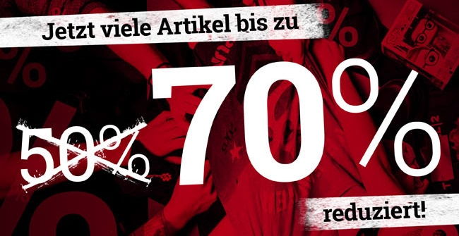 Jetzt viele Artikel bis zu 70% reduziert im BMP Sale