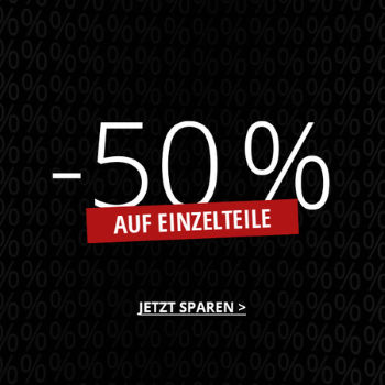 50% Rabatt auf Einzelteile bei HIRMER