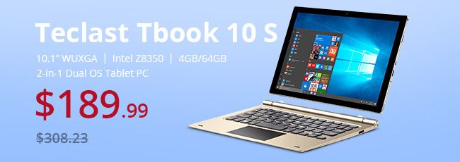 Everbuying Angebot: Teclast Tbook 10 S nur 190.99€