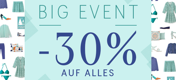 La Redoute BIG EVENT -30% auf alles!
