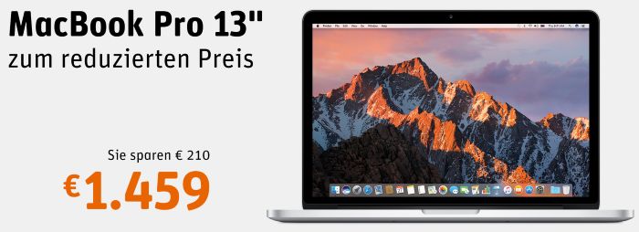 MacBook Pro - Sie sparen 210€ bei GRAVIS