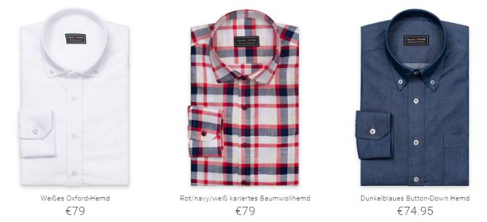 Tailor Store: Hemden für 79€