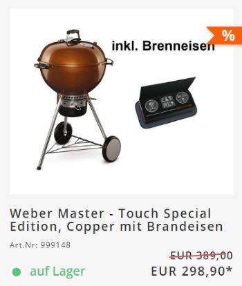 Weber Master 23% reduziert im grillshop.at
