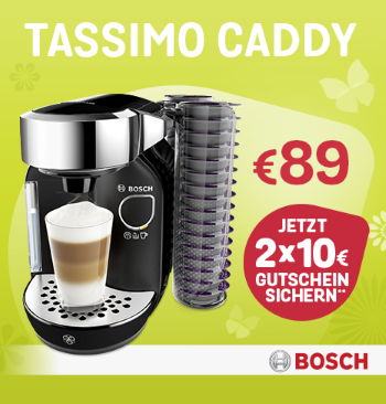 TASSIMO Candy für 89€ + Jetzt 2 x 10€ Gutschein sichern!