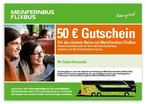 Flixbus Gutscheincode